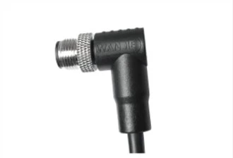 M12 mâle coudé non blindé A - codage câble PUR 12 broches 2.0 M M12 * 1.0