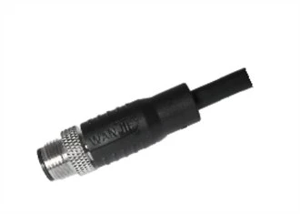 M12 8PIN Câble PVC Mâle Droit Blindage A-Codage