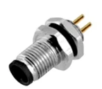 Panneau mâle M5 A-codage 3 broches, fixation arrière