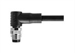 M8 Mâle Angle Droit UnShield A-Codage 3PIN PVC 2.0M M8X1.0