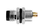 Type de soudure mâle M8 fixé à l'arrière A-codage 4 broches M8*0,5